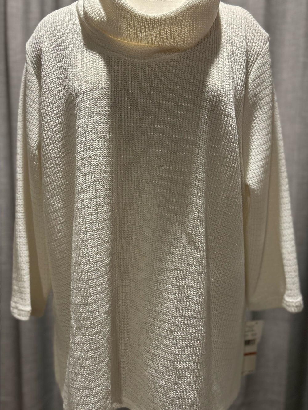 Ruby Rd. Cream Cowl Neck Sweater